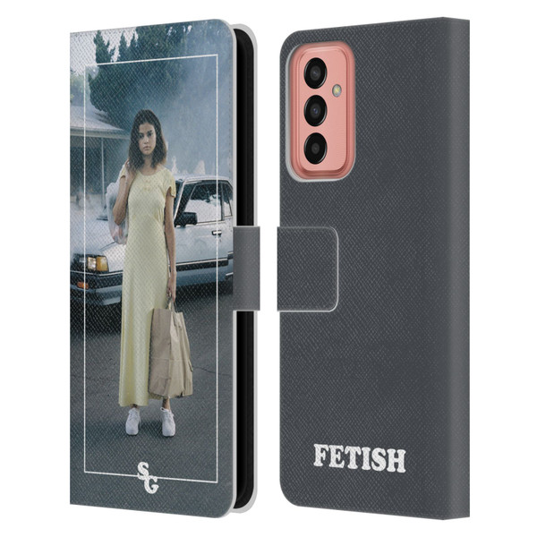Selena Gomez Fetish Album Cover Leather Book Wallet Case Cover For Samsung Galaxy M13 (2022)