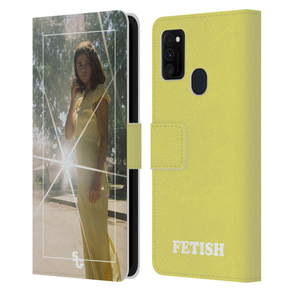 Selena Gomez Fetish Nightgown Yellow Leather Book Wallet Case Cover For Samsung Galaxy M30s (2019)/M21 (2020)