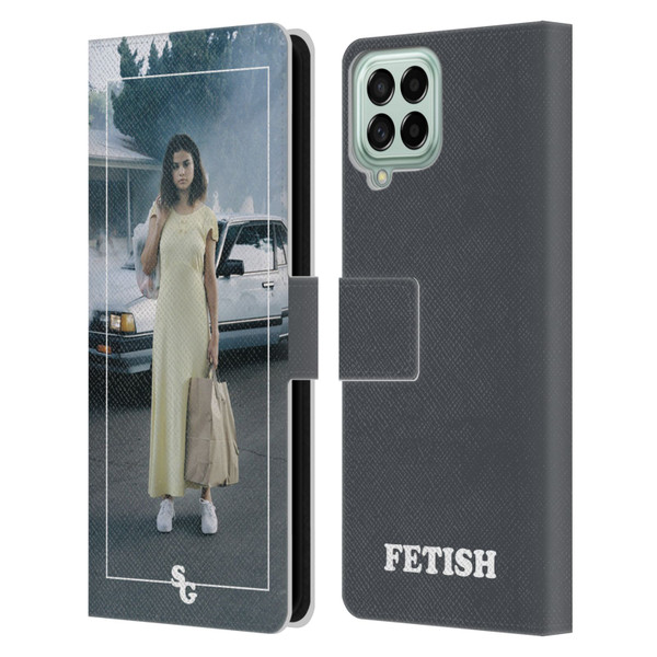 Selena Gomez Fetish Album Cover Leather Book Wallet Case Cover For Samsung Galaxy M33 (2022)