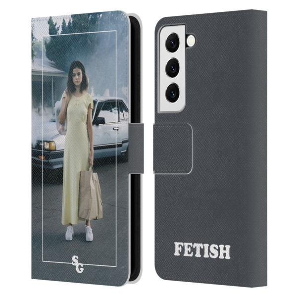 Selena Gomez Fetish Album Cover Leather Book Wallet Case Cover For Samsung Galaxy S22 5G