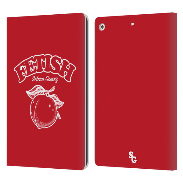 Selena Gomez Key Art Fetish Peach Mono Leather Book Wallet Case Cover For Apple iPad 10.2 2019/2020/2021