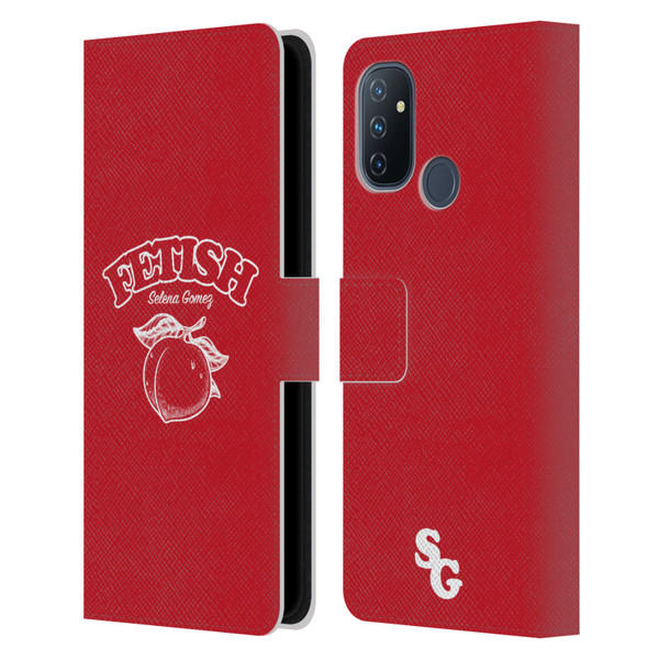 Selena Gomez Key Art Fetish Peach Mono Leather Book Wallet Case Cover For OnePlus Nord N100