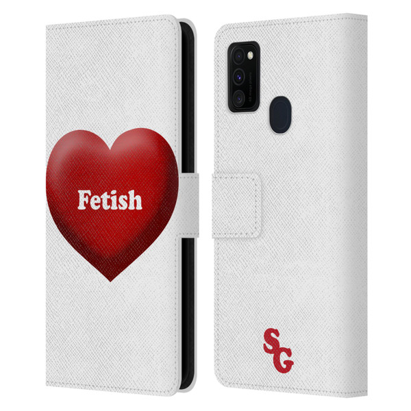 Selena Gomez Key Art Fetish Heart Leather Book Wallet Case Cover For Samsung Galaxy M30s (2019)/M21 (2020)