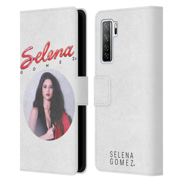 Selena Gomez Revival Kill Em with Kindness Leather Book Wallet Case Cover For Huawei Nova 7 SE/P40 Lite 5G