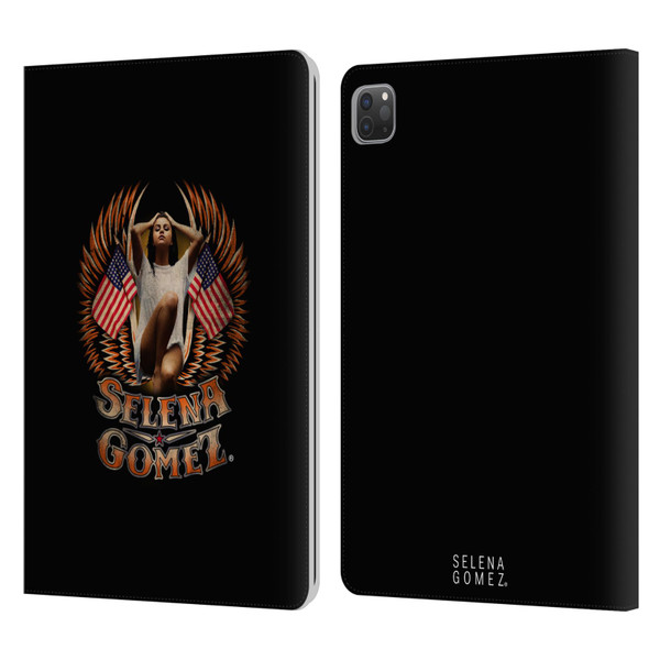Selena Gomez Revival Biker Fashion Leather Book Wallet Case Cover For Apple iPad Pro 11 2020 / 2021 / 2022