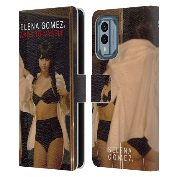Selena Gomez Revival Hands to myself Leather Book Wallet Case Cover For Nokia X30