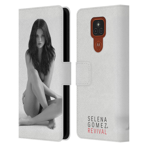 Selena Gomez Revival Front Cover Art Leather Book Wallet Case Cover For Motorola Moto E7 Plus