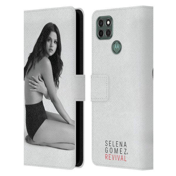 Selena Gomez Revival Side Cover Art Leather Book Wallet Case Cover For Motorola Moto G9 Power