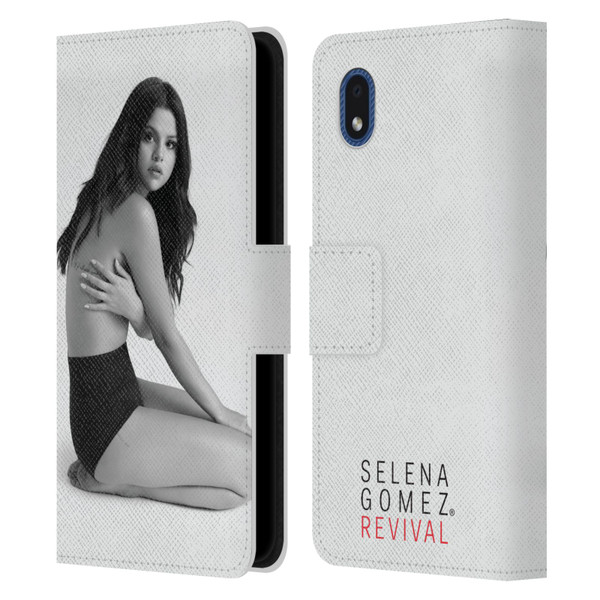 Selena Gomez Revival Side Cover Art Leather Book Wallet Case Cover For Samsung Galaxy A01 Core (2020)