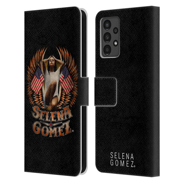 Selena Gomez Revival Biker Fashion Leather Book Wallet Case Cover For Samsung Galaxy A13 (2022)