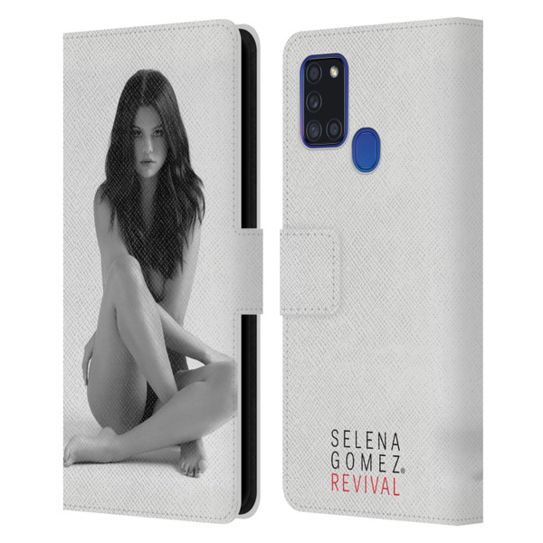 Selena Gomez Revival Front Cover Art Leather Book Wallet Case Cover For Samsung Galaxy A21s (2020)