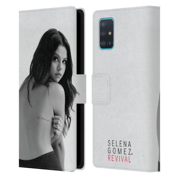 Selena Gomez Revival Back Cover Art Leather Book Wallet Case Cover For Samsung Galaxy A51 (2019)
