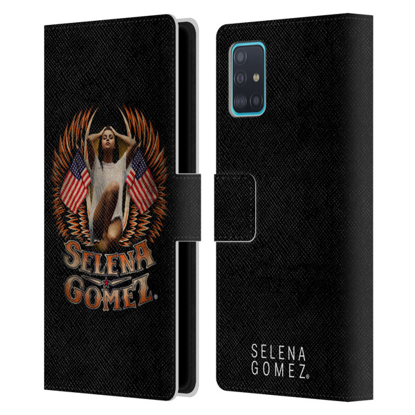 Selena Gomez Revival Biker Fashion Leather Book Wallet Case Cover For Samsung Galaxy A51 (2019)