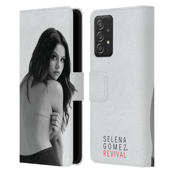 Selena Gomez Revival Back Cover Art Leather Book Wallet Case Cover For Samsung Galaxy A52 / A52s / 5G (2021)