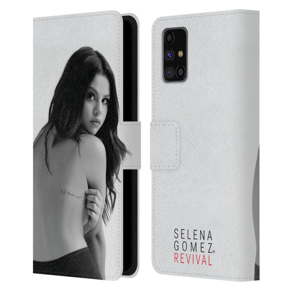 Selena Gomez Revival Back Cover Art Leather Book Wallet Case Cover For Samsung Galaxy M31s (2020)