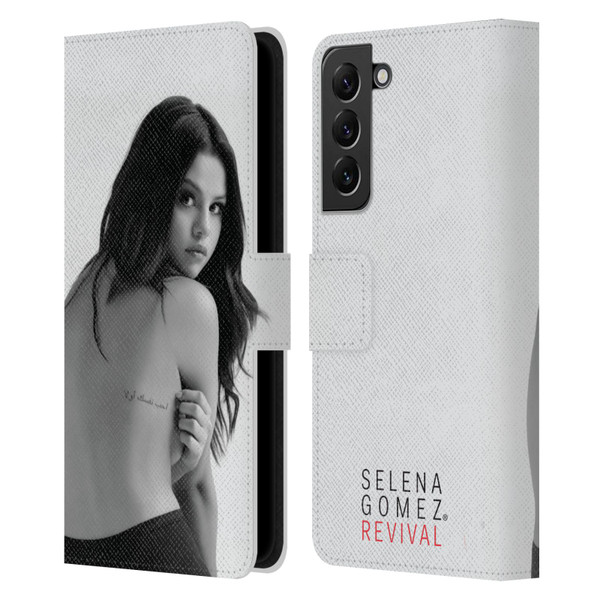Selena Gomez Revival Back Cover Art Leather Book Wallet Case Cover For Samsung Galaxy S22+ 5G
