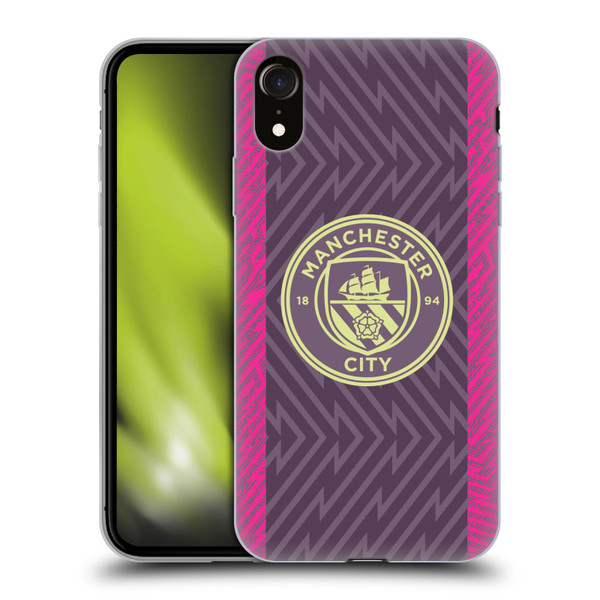 Manchester City Man City FC 2023/24 Badge Kit Home Goalkeeper Soft Gel Case for Apple iPhone XR