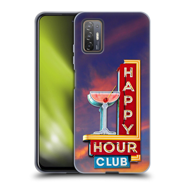 Larry Grossman Retro Collection Happy Hour Club Soft Gel Case for HTC Desire 21 Pro 5G