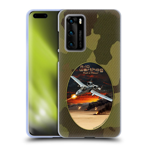 Larry Grossman Retro Collection A-10 Warthog Soft Gel Case for Huawei P40 5G