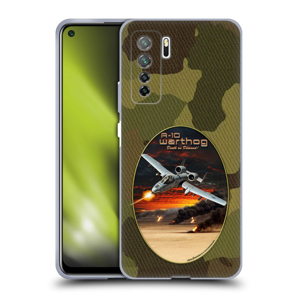 Larry Grossman Retro Collection A-10 Warthog Soft Gel Case for Huawei Nova 7 SE/P40 Lite 5G