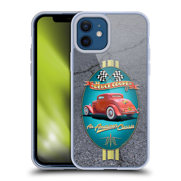 Larry Grossman Retro Collection Deuce Coupe Classic Soft Gel Case for Apple iPhone 12 / iPhone 12 Pro