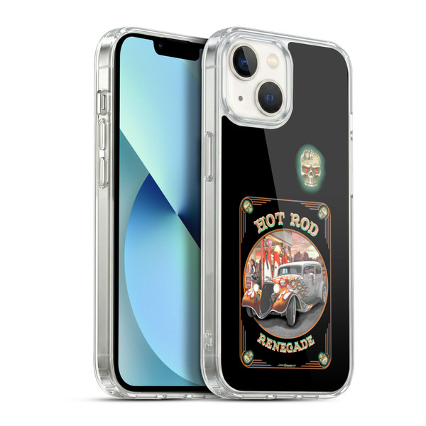 Larry Grossman Retro Collection Hot Rod Renegade Soft Gel Case for Apple iPhone 13