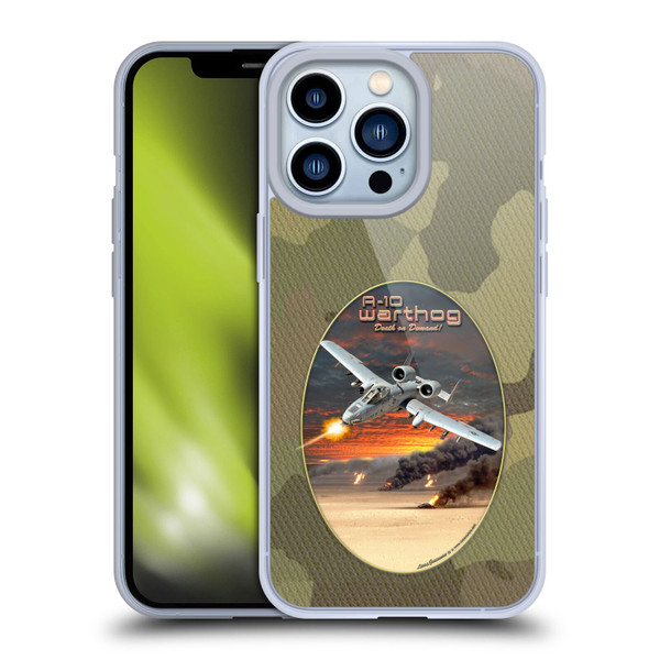 Larry Grossman Retro Collection A-10 Warthog Soft Gel Case for Apple iPhone 13 Pro