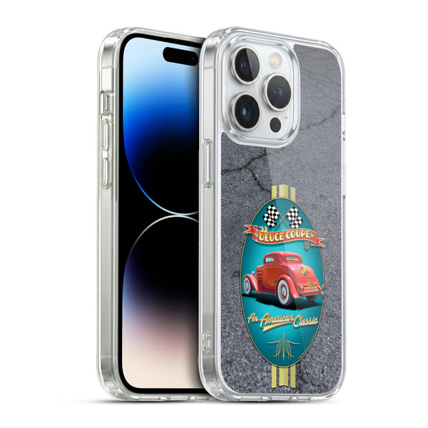 Larry Grossman Retro Collection Deuce Coupe Classic Soft Gel Case for Apple iPhone 13 Pro & MagSafe