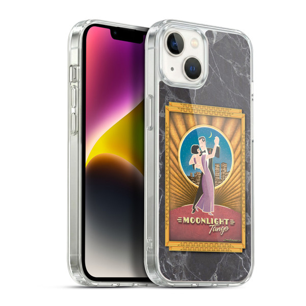 Larry Grossman Retro Collection Moonlight Tango Soft Gel Case for Apple iPhone 14 Plus & MagSafe