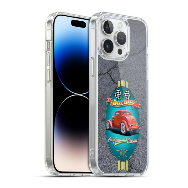 Larry Grossman Retro Collection Deuce Coupe Classic Soft Gel Case for Apple iPhone 14 Pro Max & MagSafe