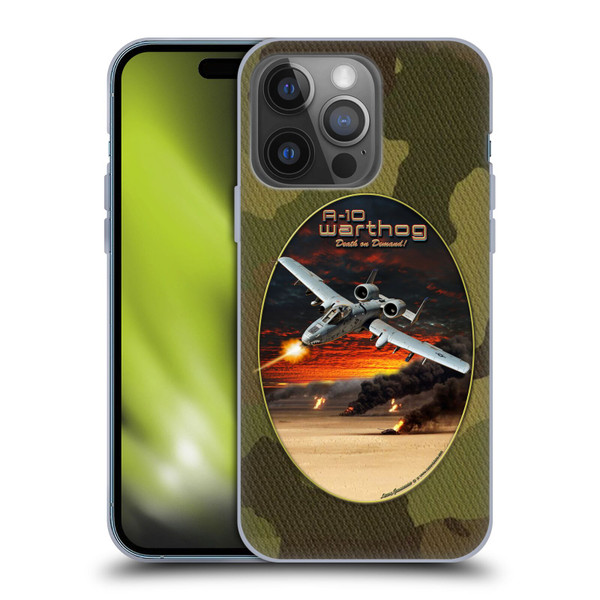 Larry Grossman Retro Collection A-10 Warthog Soft Gel Case for Apple iPhone 14 Pro