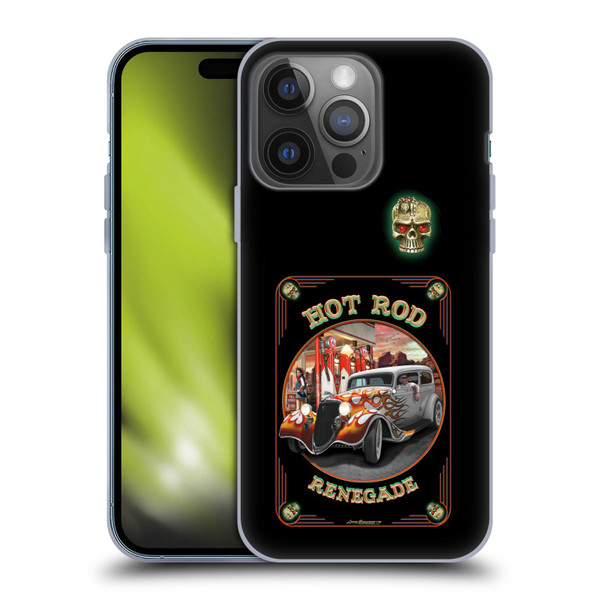 Larry Grossman Retro Collection Hot Rod Renegade Soft Gel Case for Apple iPhone 14 Pro