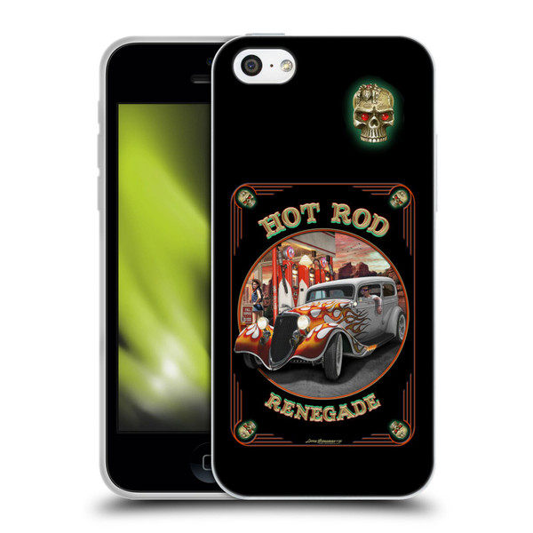 Larry Grossman Retro Collection Hot Rod Renegade Soft Gel Case for Apple iPhone 5c