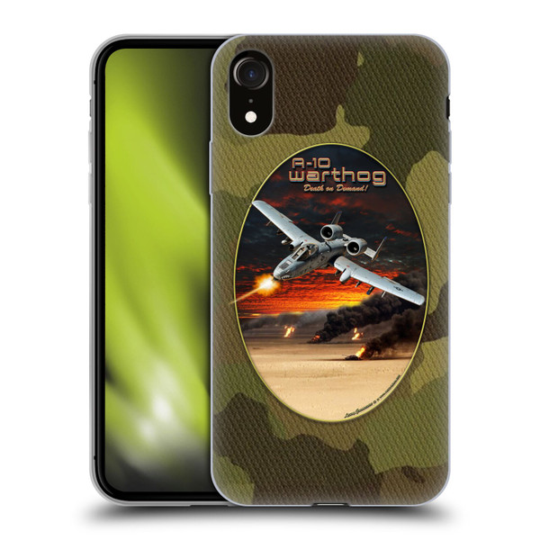 Larry Grossman Retro Collection A-10 Warthog Soft Gel Case for Apple iPhone XR