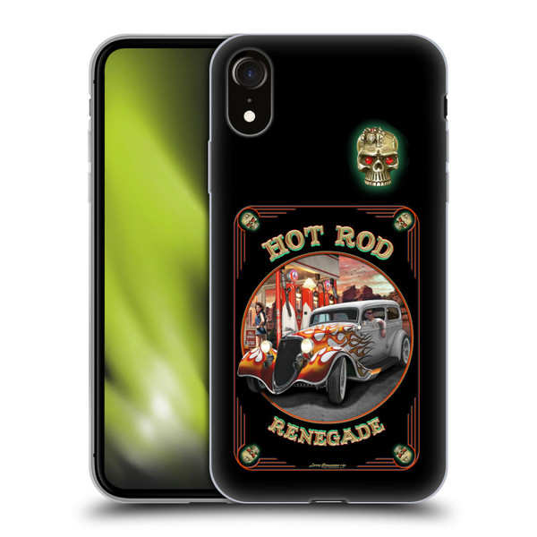 Larry Grossman Retro Collection Hot Rod Renegade Soft Gel Case for Apple iPhone XR