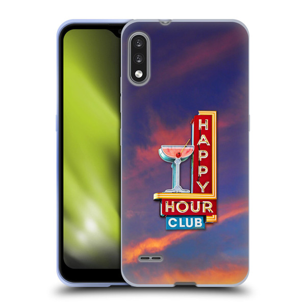 Larry Grossman Retro Collection Happy Hour Club Soft Gel Case for LG K22