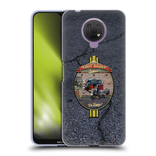 Larry Grossman Retro Collection Hot Rods Forever Soft Gel Case for Nokia G10
