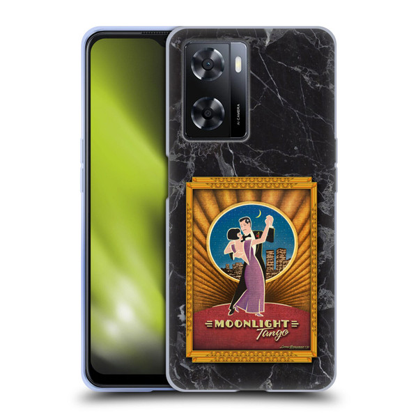 Larry Grossman Retro Collection Moonlight Tango Soft Gel Case for OPPO A57s