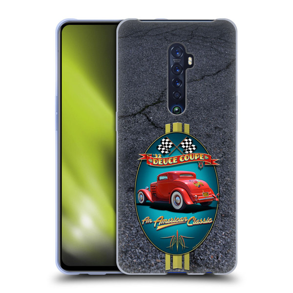 Larry Grossman Retro Collection Deuce Coupe Classic Soft Gel Case for OPPO Reno 2