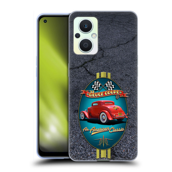 Larry Grossman Retro Collection Deuce Coupe Classic Soft Gel Case for OPPO Reno8 Lite