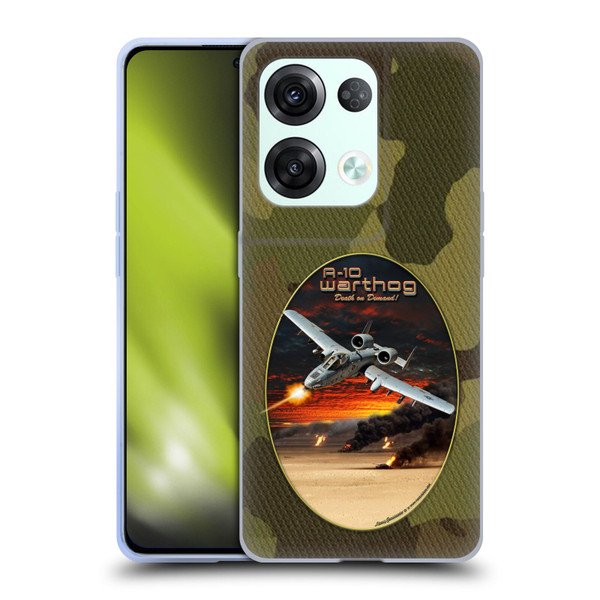 Larry Grossman Retro Collection A-10 Warthog Soft Gel Case for OPPO Reno8 Pro
