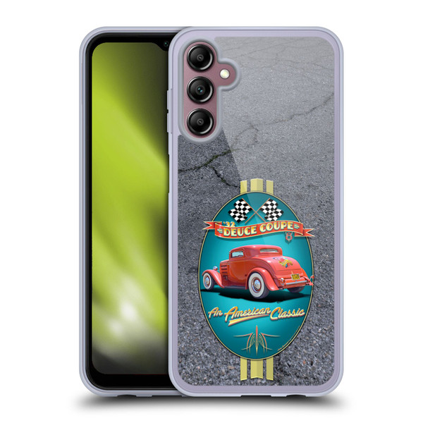 Larry Grossman Retro Collection Deuce Coupe Classic Soft Gel Case for Samsung Galaxy A14 5G