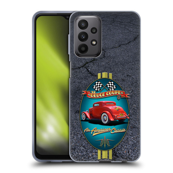 Larry Grossman Retro Collection Deuce Coupe Classic Soft Gel Case for Samsung Galaxy A23 / 5G (2022)
