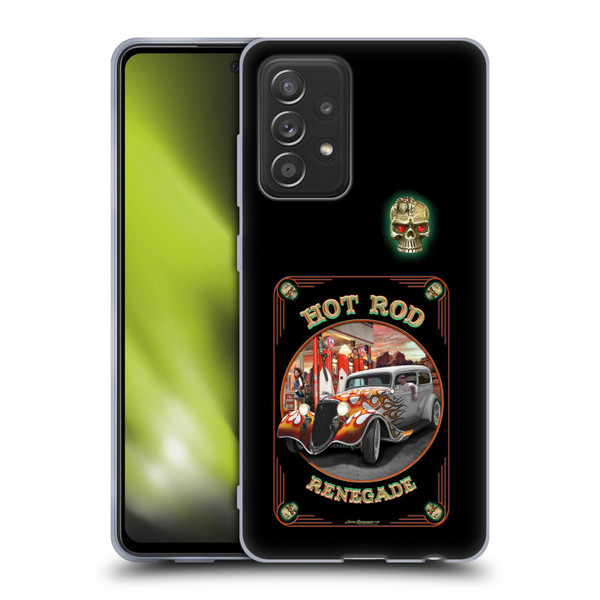 Larry Grossman Retro Collection Hot Rod Renegade Soft Gel Case for Samsung Galaxy A52 / A52s / 5G (2021)