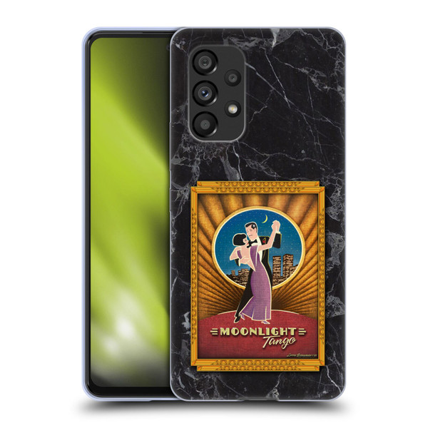 Larry Grossman Retro Collection Moonlight Tango Soft Gel Case for Samsung Galaxy A53 5G (2022)