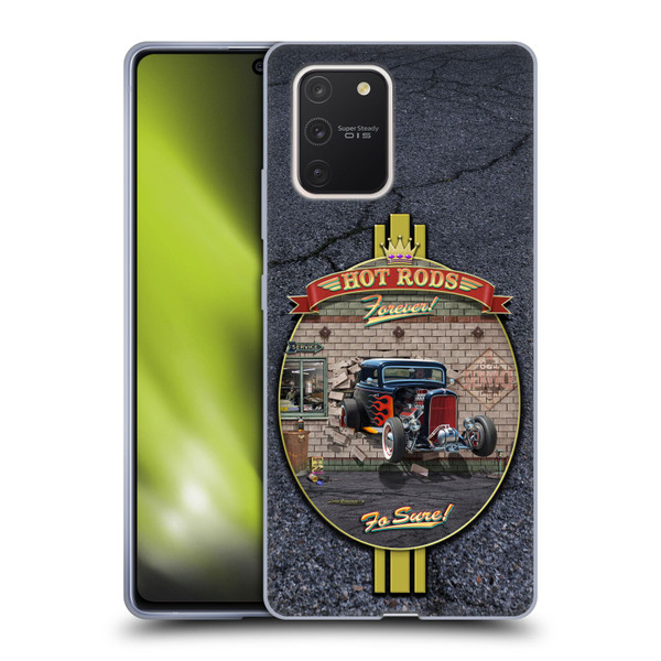 Larry Grossman Retro Collection Hot Rods Forever Soft Gel Case for Samsung Galaxy S10 Lite