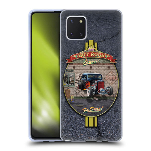 Larry Grossman Retro Collection Hot Rods Forever Soft Gel Case for Samsung Galaxy Note10 Lite