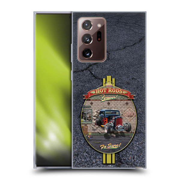 Larry Grossman Retro Collection Hot Rods Forever Soft Gel Case for Samsung Galaxy Note20 Ultra / 5G