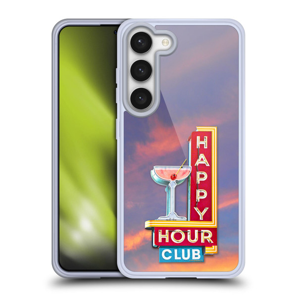 Larry Grossman Retro Collection Happy Hour Club Soft Gel Case for Samsung Galaxy S23 5G