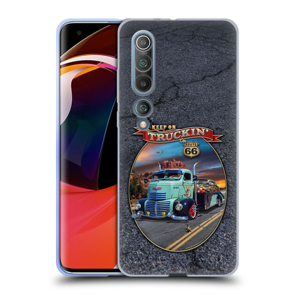 Larry Grossman Retro Collection Keep on Truckin' Rt. 66 Soft Gel Case for Xiaomi Mi 10 5G / Mi 10 Pro 5G